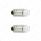 4 Micro LED 1893 Type Bulb - White (2-Pack)
