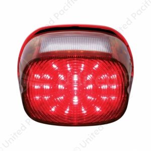 29 LED Tail Light For Harley Motorcycle With 4 LED License Light - Red LED/Red Lens
