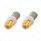 High Power 8 LED 1156 Type Bulb - Amber (Card of 2)