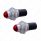 Mini Pilot Light - Red (Card of 2)