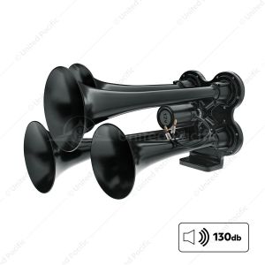 4 Trumpet Mini Train Horn-Black