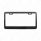 Black Wide Bottom 2 Hole License Plate Frame