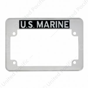 "U.S. Marine" Motorcycle License Plate Frame