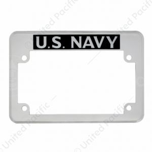 "U.S. Navy" Motorcycle License Plate Frame