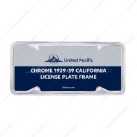 Chrome 1929-39 California License Plate Frame