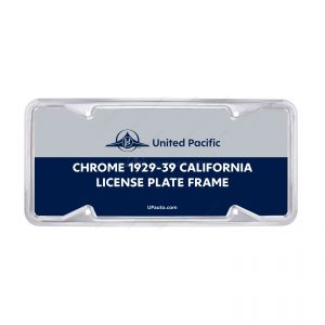 Chrome 1929-39 California License Plate Frame