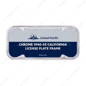 Chrome 1940-55 California License Plate Frame