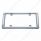 14 LED Chrome License Plate Frame - White LED/Clear Lens