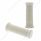 White Motorcycle Rubber Grip Set - 1" or 1-1/8" (25/28mm) (Bulk) (Pair)