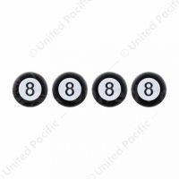 "8" Ball Tire Valve Caps (4-Pack)