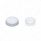 Chrome Plastic Snap-On Screw Cover For #10 And #12 Screws (Bulk)