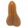 8-1/4" Tall Large Low-Hanging Rubber Balls - Tan