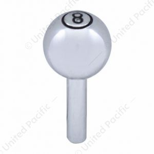 Chrome Large "8" Ball Door Lock Knobs (2pc/set)