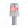 Single LED License Plate Fasteners - Red LED (2-Pack)