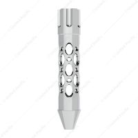 Austin Style Grip Handle With Beer Tap Adapter - Chrome