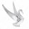 Die-Cast Swan Hood Ornament - Chrome
