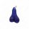 4-1/2" Medium Low-Hanging Balls Novelty Keychain - Blue (Bulk)