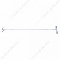 Chrome 36" Long Fifth Wheel Pin Puller, S-Hook (Each)