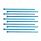 4" Nylon Cable Zip Ties - Blue (10-Pack)