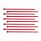 4" Nylon Cable Zip Ties - Red (10-Pack)