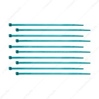 6" Nylon Cable Zip Ties - Blue (10-Pack)