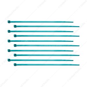 6" Nylon Cable Zip Ties - Blue (10-Pack)