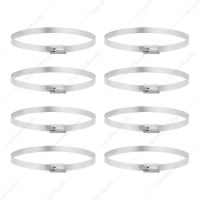 8" Stainless Locking Cable Ties (8-Pack)