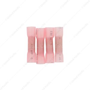 8 AWG CS Heat Shrink Butt Connector - Pink (4-Pack)