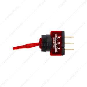 Red Illum Toggle 20 Amp 12V S.P.S.T. On/Off 1 Pc.