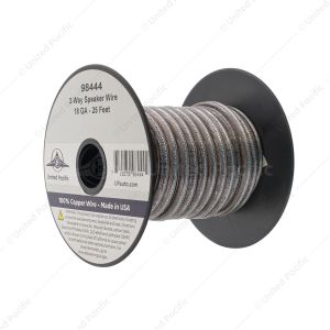 Speaker Wire Bonded - 18 AWG 2-Way, PVC Insulated Copper Wire 25 Ft.