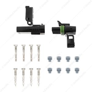 14-16 Four Cavity Weather Pack Connector Project Kit 1 Set
