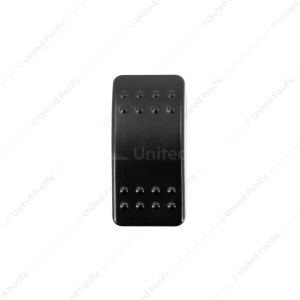 Black DPDT On/On Rocker Switch (Carling Style) 1 Pc