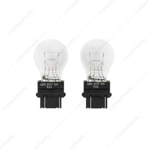 #3157 Incandescent Bulb, S-8 D.F. Wedge (W2.5X16Q)12.8/ 14V 2.10/ .59A 32/3CP(P27/7W)