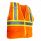 RigGear High Visibility Reflective Orange Safety Vest-Large