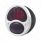6V Tail Light Assembly With Black Housing & "STOP" Lens For 1928-31 Ford Model A - R/H