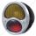 12V Tail Light Assembly With Black Housing & Red/Amber Lens For 1928-31 Ford Model A - L/H