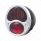 6V Tail Light Assembly With Black Housing & "STOP" Lens For 1928-31 Ford Model A - L/H
