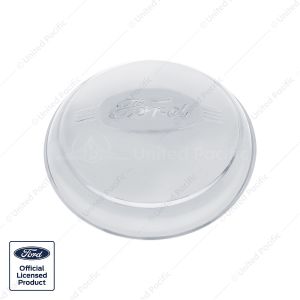 Stainless Steel "Ford" Script Oval Logo Hubcap For Ford Car (1942) & Truck (1946)