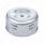 4" Round Short Neck Louvered Air Cleaner For Carburetors With 2-5/8" Neck-Chrome