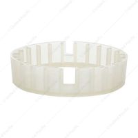2-5/16" White ABS Plastic Air Cleaner Adapter
