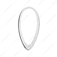 Stainless Steel Tail Light Rim For 1938-39 Ford Car