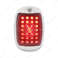 27 LED Tail Light Assembly With 6 LED LP Light & SS Housing For 1937-38 Chevy Passenger Car - L/H