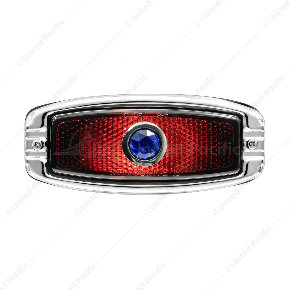12V Tail Light With Blue Dot For 1941-48 Chevy Passenger Car - R/H