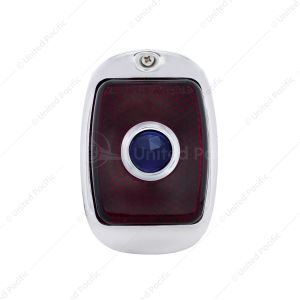 Tail Light Assembly With Stainless Steel Housing & Blue Dot For 1937-1938 Chevrolet Car - L/H