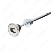 Stainless Steel Choke Cable With Maroon Knob For 1947-53 Chevy Truck