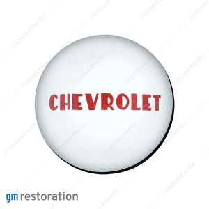 Stainless Steel "Chevrolet" Script Hubcap For Ford Wheel With 8-1/8” Wheel Center