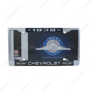 Chrome License Plate Frame For 1938 Chevy Car & Truck