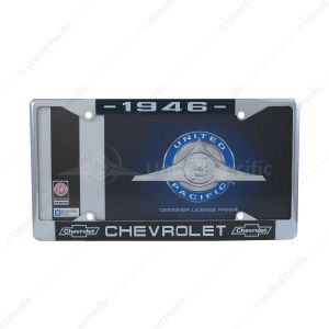 Chrome License Plate Frame For 1946 Chevy Car & Truck