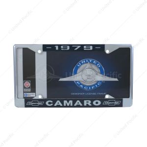 Chrome License Plate Frame For 1979 Chevy Camaro
