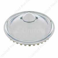 16" Chrome Sombrero Hubcap Set With Bullet Center (4/Set)